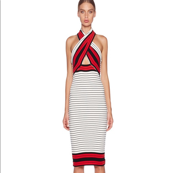 Bev & Bridge stripe pencil midi skirt - Picture 6 of 6